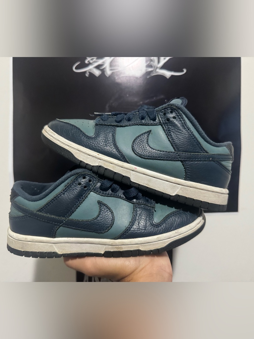 Nike dunk low PRM mineral slate armory navy size 3.5